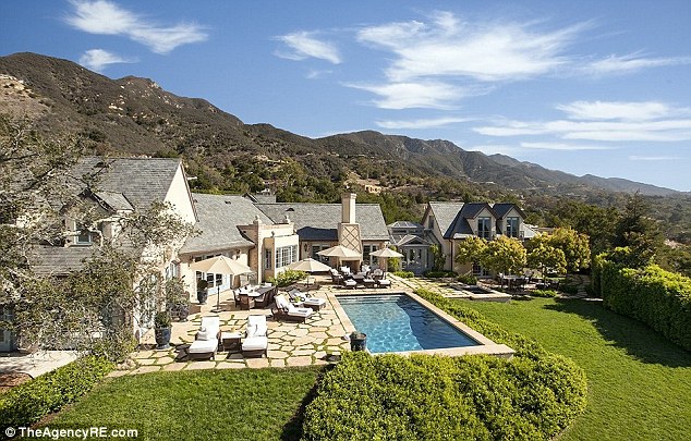 One of the couple's famous homes which they sold for $14.9 mil